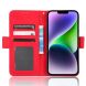 Чехол Deexe Wallet Stand для Apple iPhone 15 - Red (371525R). Фото 2 из 6
