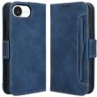 Чехол Deexe Wallet Stand для Apple iPhone 16e - Blue (376452L)