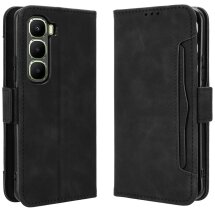 Чохол Deexe Wallet Stand для Infinix Hot 60 Pro Plus - Black: фото 1 з 15