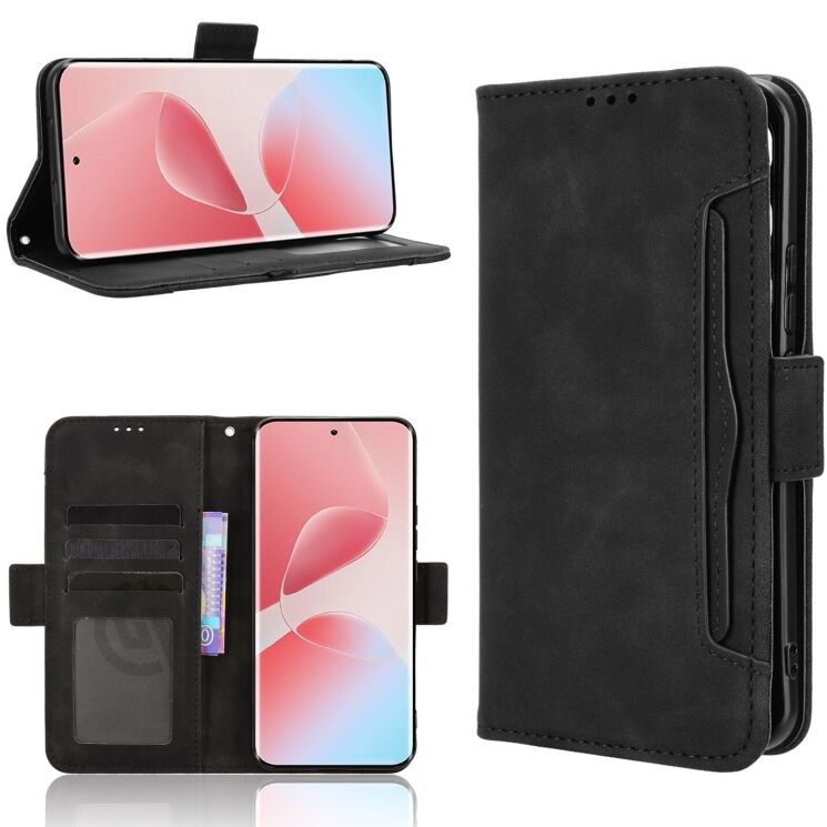 Чохол Deexe Wallet Stand для Infinix Hot 60 Pro Plus - Black: фото 8 з 15