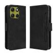 Чохол Deexe Wallet Stand для Motorola Moto G86 - Black (383321B)