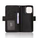 Чохол Deexe Wallet Stand для Motorola Moto G86 - Black (383321B). Фото 5 з 13