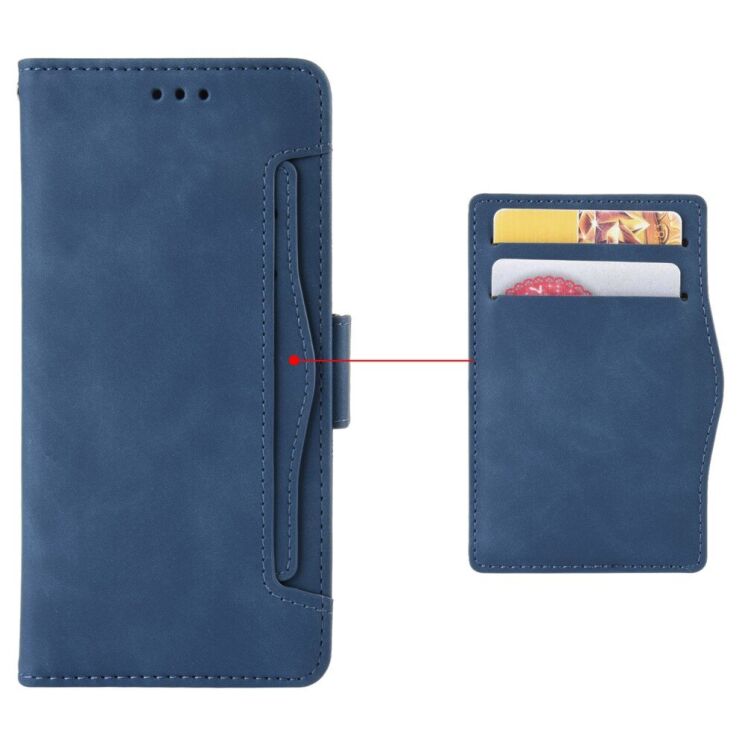 Чехол Deexe Wallet Stand для Nokia G22 - Blue: фото 6 из 9