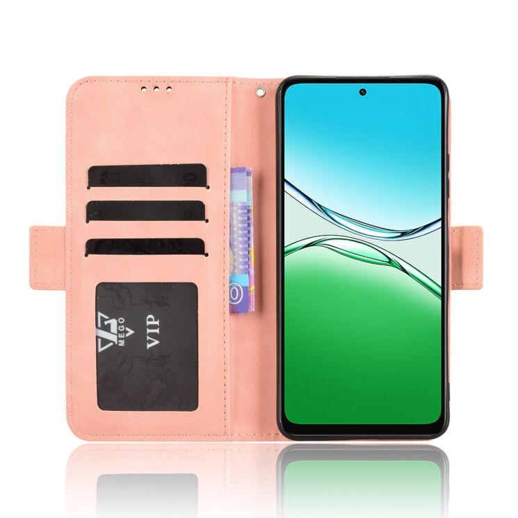 Чохол Deexe Wallet Stand для OPPO A5 - Pink: фото 5 з 14