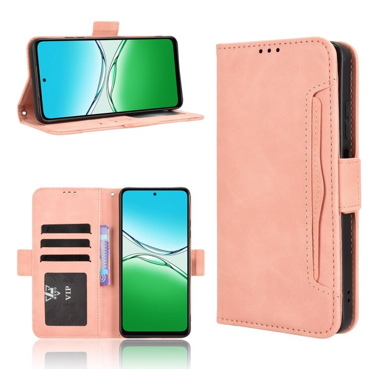 Чохол Deexe Wallet Stand для OPPO A5 - Pink: фото 8 з 14