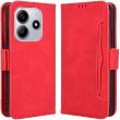 Чехол Deexe Wallet Stand для Xiaomi Redmi Note 14 5G - Red (373406R)