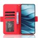 Чехол Deexe Wallet Stand для Xiaomi Redmi Note 14 5G - Red (373406R). Фото 6 из 7