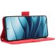 Чехол Deexe Wallet Stand для Xiaomi Redmi Note 14 5G - Red (373406R). Фото 5 из 7
