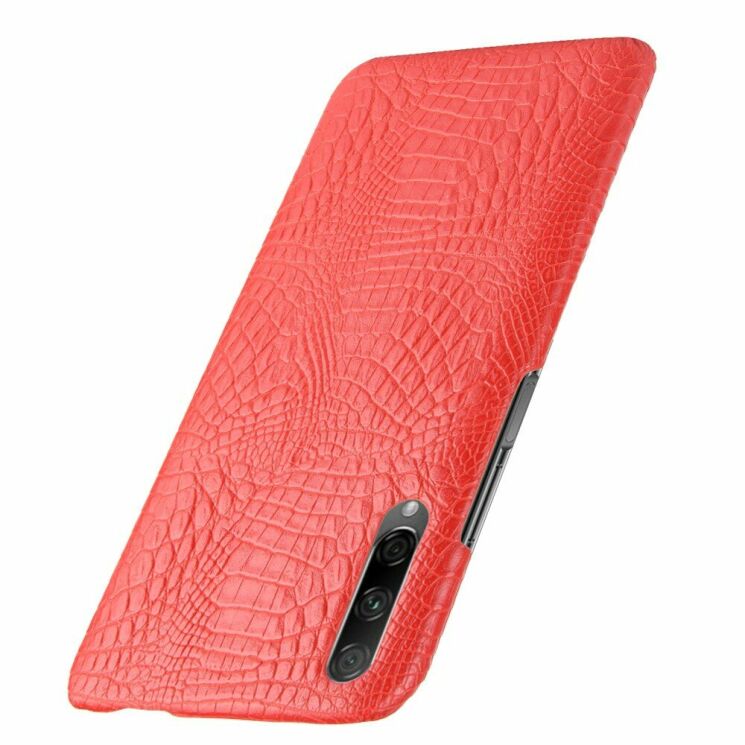 Чехол для Deexe Croco Style для Huawei P Smart Pro / Honor 9X (for China) - Red: фото 3 из 6