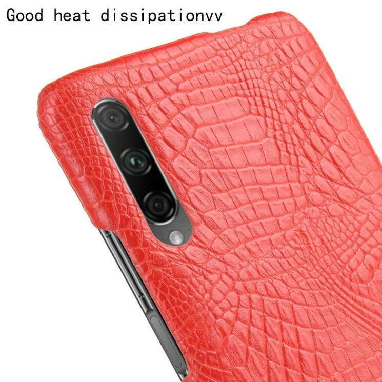 Чехол для Deexe Croco Style для Huawei P Smart Pro / Honor 9X (for China) - Red: фото 5 из 6