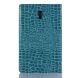 Чехол для Deexe Crocodile Style для Samsung Galaxy Tab A 10.5 (T590.595) - Blue (189308L). Фото 2 из 9
