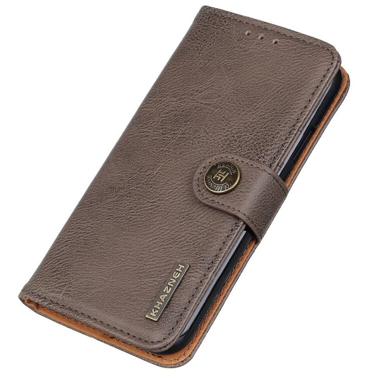 Чехол KHAZNEH Leather Wallet для Samsung Galaxy A06 (A065) - Khaki: фото 4 из 8