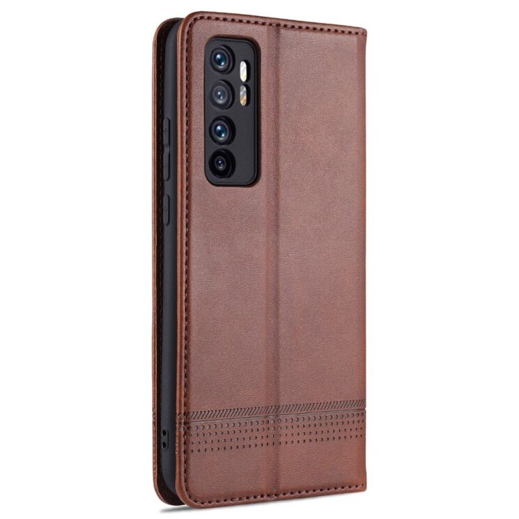 Чехол-книжка AZNS Classic Series для Xiaomi Mi Note 10 Lite - Coffee: фото 3 из 7