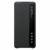 Оригінальний чохол-книжка Clear View Cover для Samsung Galaxy S20 Plus (G985) EF-ZG985CBEGRU - Black: фото 1 з 2
