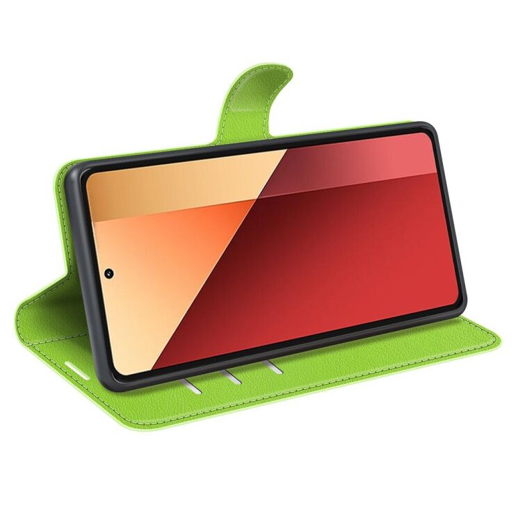Чохол-книжка Deexe Book Type для Xiaomi Redmi Note 13 Pro 4G / Poco M6 Pro - Green: фото 3 з 6