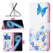 Чохол-книжка Deexe Color Wallet для Realme 9i / Oppo A76 / Oppo A96 - Butterfly and Flowers (296733I)