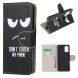 Чехол-книжка Deexe Color Wallet для Samsung Galaxy S20 FE (G780) - Don't Touch My Phone (251709A). Фото 1 из 6