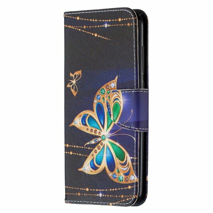 Чехол-книжка Deexe Color Wallet для Xiaomi Redmi Note 9 / Redmi 10X - Diamante Butterfly: фото 4 из 9