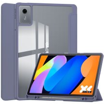 Чехол-книжка Deexe Crystal Back для Lenovo Idea Tab (TB336) - Purple: фото 1 из 7