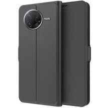 Чехол-книжка Deexe Faro Wallet для Xiaomi Poco F7 Pro - Black: фото 1 из 6