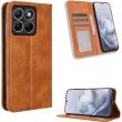 Чохол-книжка Deexe Retro Style для Motorola Edge 70 Fusion - Brown (409508Z)