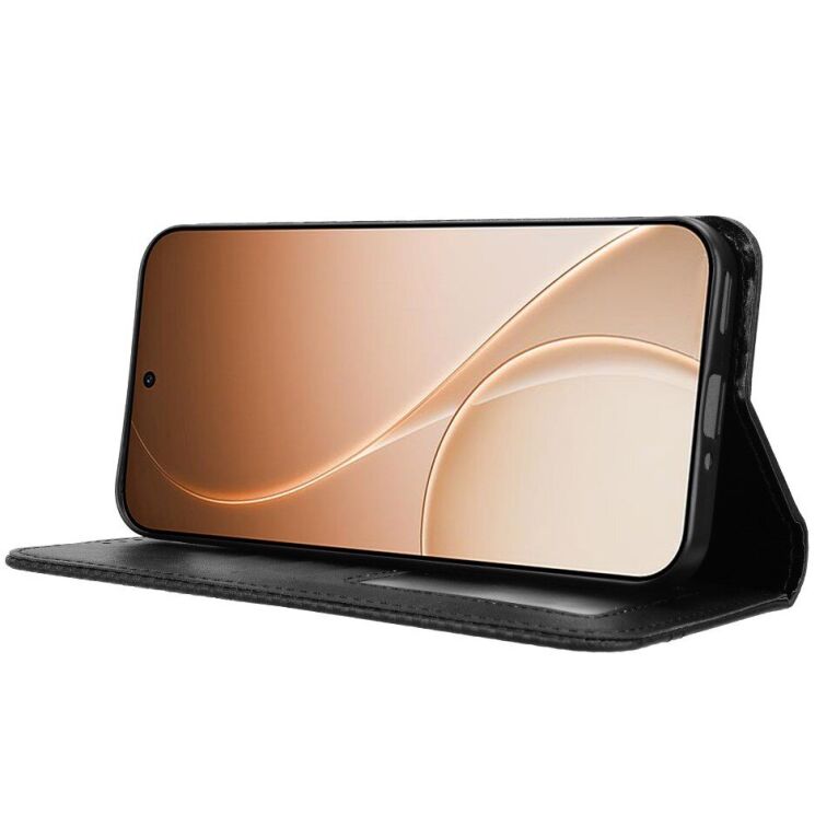 Чехол-книжка Deexe Retro Style для OPPO Reno 15 F/FS - Black (405805B) Чехол-книжка Deexe Retro Style для OPPO Reno 15 F/FS - Black: фото 6 из 18