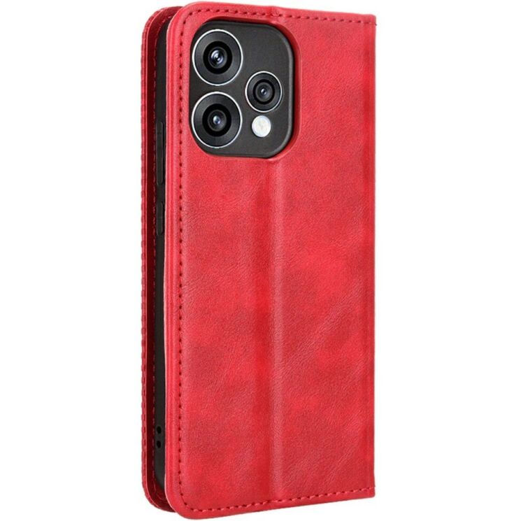 Чохол-книжка Deexe Retro Style для OPPO Reno 15 - Red: фото 7 з 8