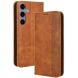 Чохол-книжка Deexe Retro Style для Samsung Galaxy S26 (S942) - Brown (407221Z). Фото 1 з 20