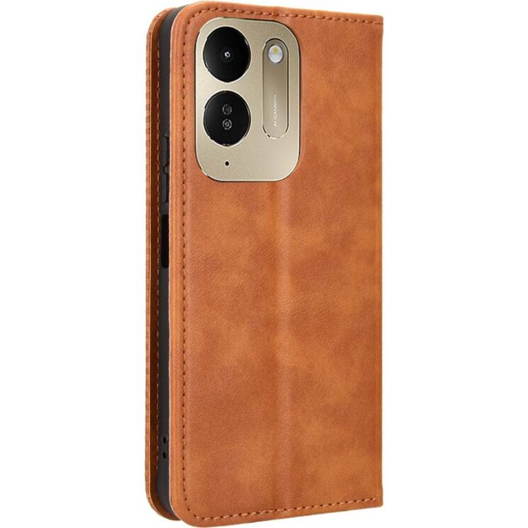 Чехол-книжка Deexe Retro Style для Xiaomi Poco C95 Pro - Brown (429206Z) Чехол-книжка Deexe Retro Style для Xiaomi Poco C95 Pro - Brown: фото 8 из 19