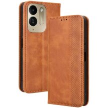 Чехол-книжка Deexe Retro Style для Xiaomi Poco C95 Pro - Brown: фото 1 из 19