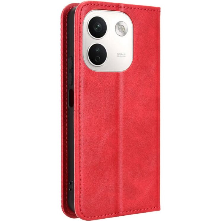 Чохол-книжка Deexe Retro Style для Xiaomi Redmi Note 17 Pro Plus - Red (430601R) Чохол-книжка Deexe Retro Style для Xiaomi Redmi Note 17 Pro Plus - Red: фото 7 з 19