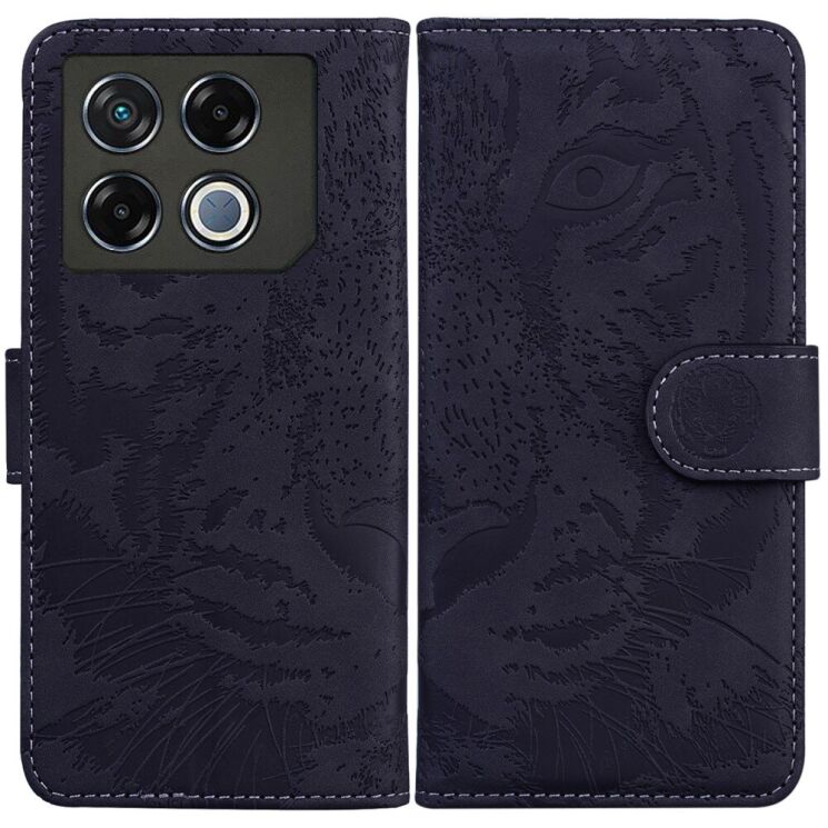 Чехол-книжка Deexe Tiger для Infinix GT 20 Pro - Black: фото 1 из 7