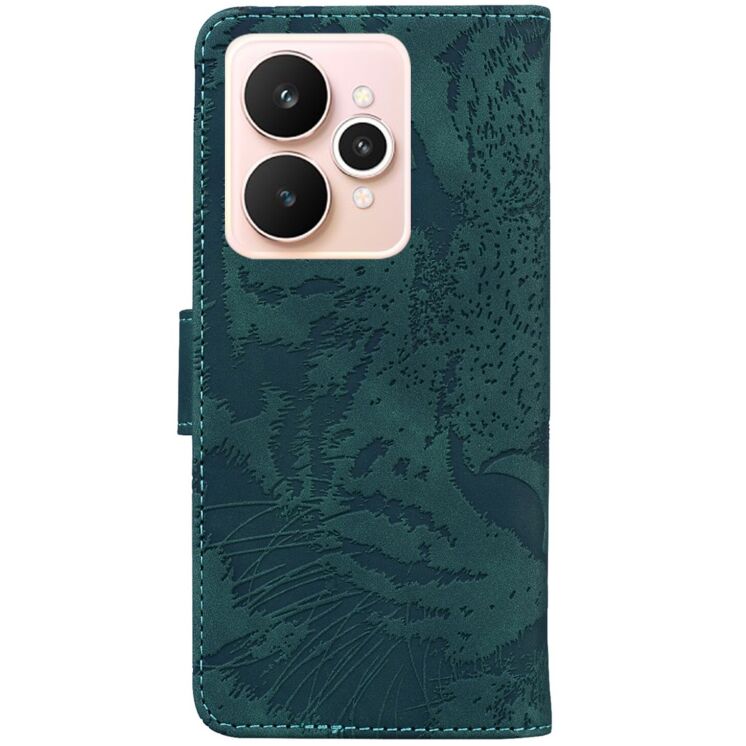 Чехол-книжка Deexe Tiger для Realme 15 / 15 Pro - Green: фото 6 из 7