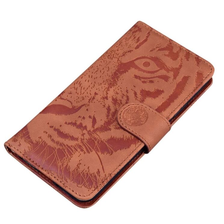 Чехол-книжка Deexe Tiger для TECNO Pova 6 - Brown: фото 3 из 7
