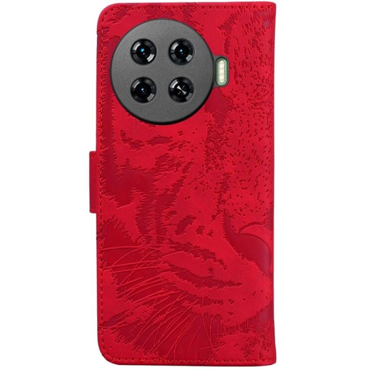 Чохол-книжка Deexe Tiger для TECNO Spark 20 Pro+ - Red: фото 6 з 7