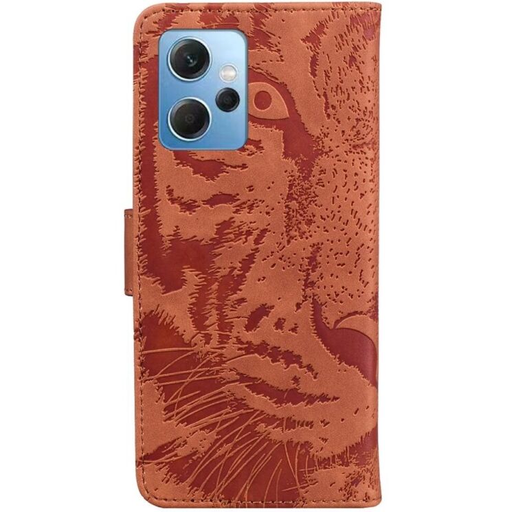 Чехол-книжка Deexe Tiger для Xiaomi Redmi Note 12 - Brown: фото 6 из 7