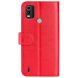 Чехол-книжка Deexe Wallet Style для Nokia C21 Plus - Red (299915R). Фото 3 из 6