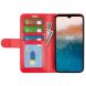 Чехол-книжка Deexe Wallet Style для Nokia C21 Plus - Red (299915R). Фото 4 из 6