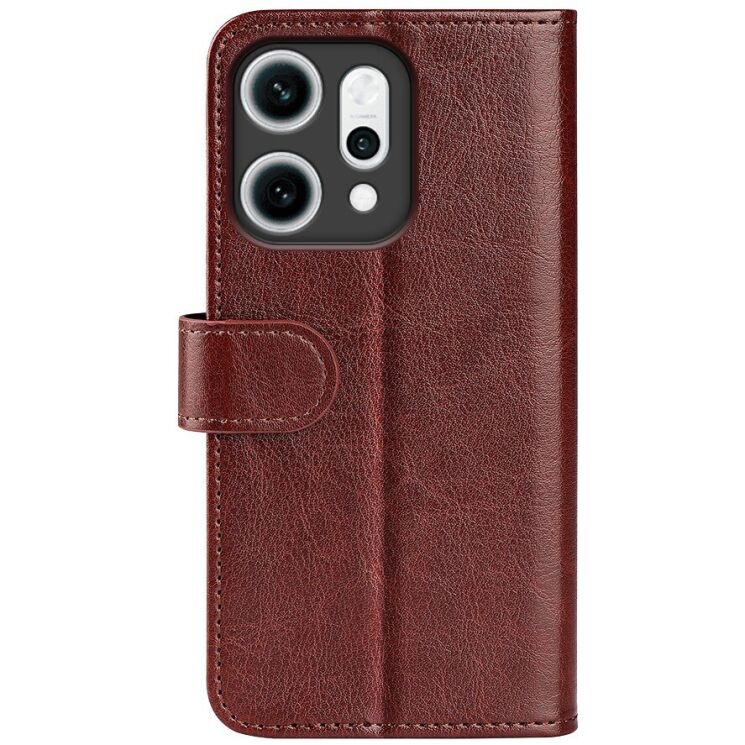Чохол-книжка Deexe Wallet Style для OPPO Reno 14 5G - Brown: фото 3 з 8