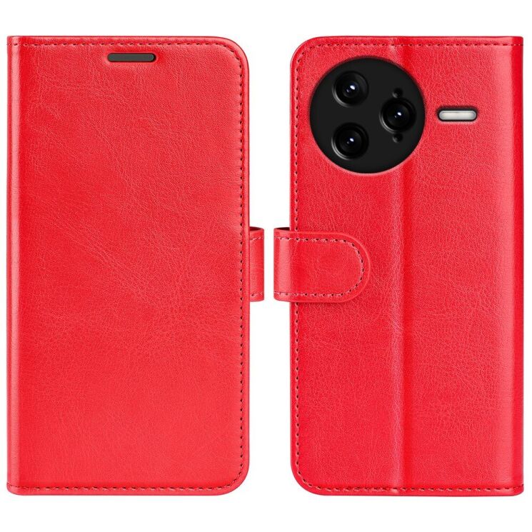 Чехол-книжка Deexe Wallet Style для Xiaomi Poco F7 Ultra - Red: фото 1 из 5