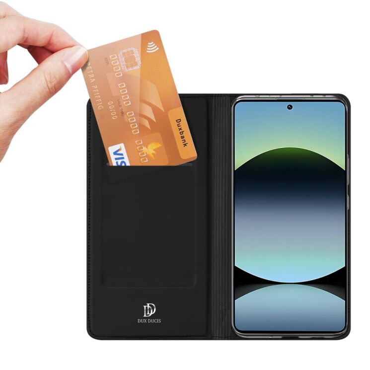 Чехол-книжка DUX DUCIS Skin Pro для Xiaomi Redmi Note 14S - Blue: фото 5 из 10