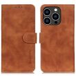 Чехол-книжка KHAZNEH Retro Wallet для Apple iPhone 16 Pro - Brown (360517Z)
