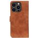 Чехол-книжка KHAZNEH Retro Wallet для Apple iPhone 16 Pro - Brown (360517Z). Фото 6 из 9