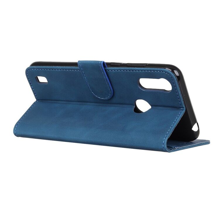 Чехол-книжка KHAZNEH Retro Wallet для Motorola Moto E7 Power / Moto E7i - Blue: фото 3 из 8