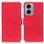 Чехол-книжка KHAZNEH Retro Wallet для Motorola Moto G24 Power - Red: фото 1 из 7