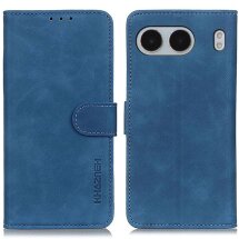 Чехол-книжка KHAZNEH Retro Wallet для OnePlus Nord 4 - Blue: фото 1 из 8