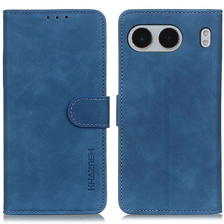 Чохол-книжка KHAZNEH Retro Wallet для OnePlus Nord 4 - Blue: фото 1 з 8