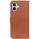Чехол-книжка KHAZNEH Wallet Cover для Apple iPhone 16 Plus - Brown (360616Z). Фото 6 из 9