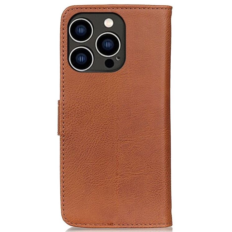Чохол-книжка KHAZNEH Wallet Cover для Apple iPhone 16 Pro Max - Brown: фото 7 з 9