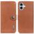 Чехол-книжка KHAZNEH Wallet Cover для Apple iPhone 16 - Brown: фото 1 из 9